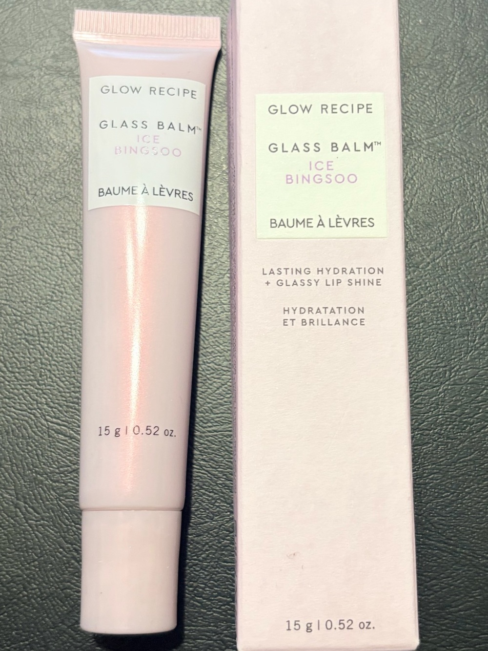 🌻 Glow Recipe Glass Balm Ice Bingsu Lip Balm New FullSz